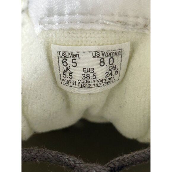 Vans Sk8 Hi Falcon White Leather Athletic Shoes Unisex Womens 8 - Picture 7 of 9